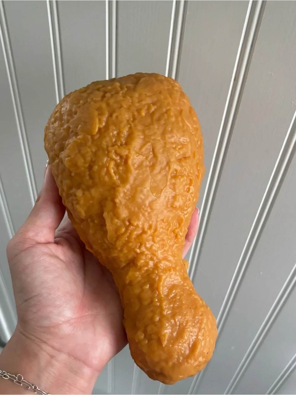 Fried Chicken Drumstick Squishy-tag off-like new